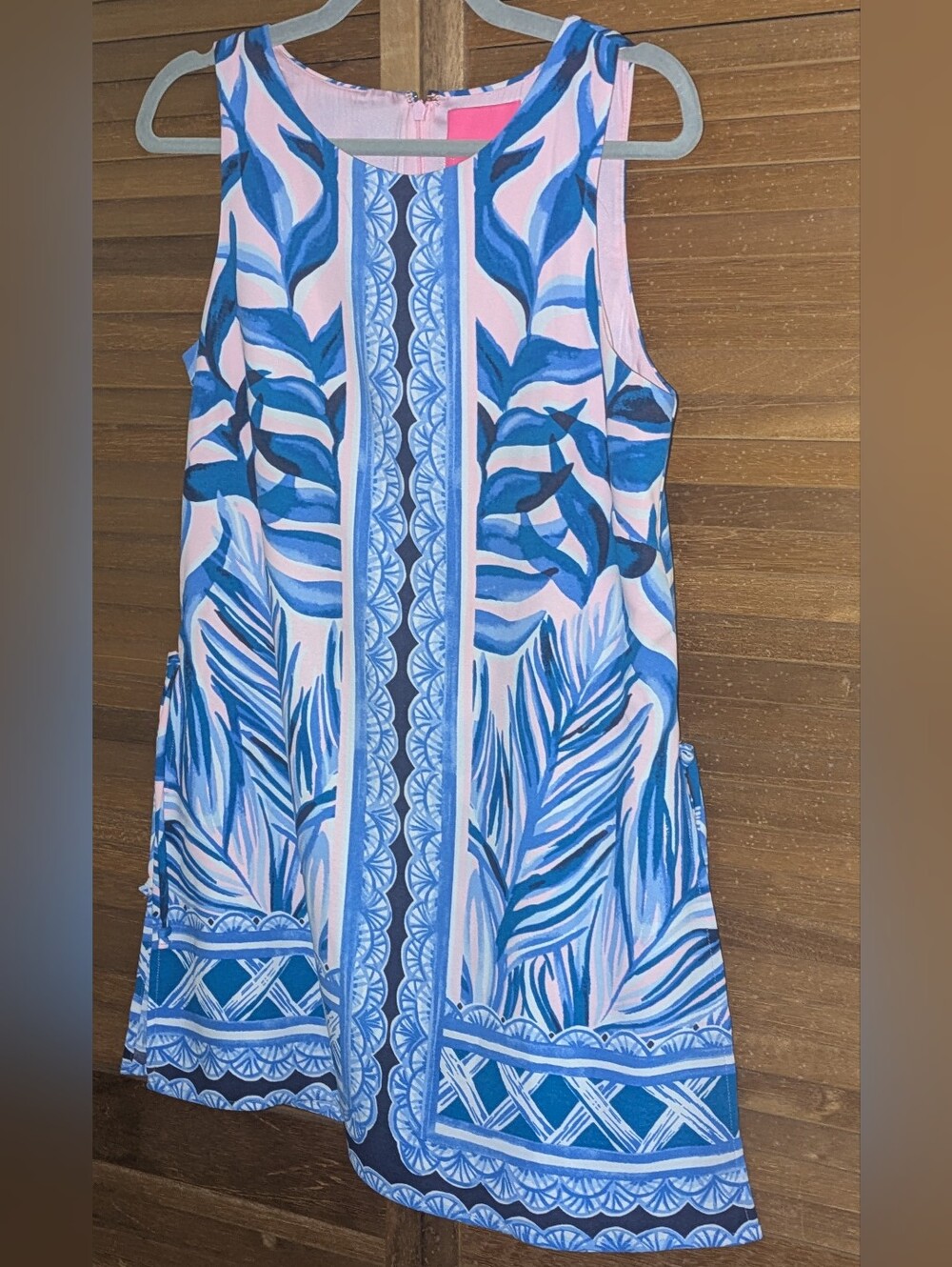Lilly Pulitzer Pink And Blue Dress/Romper EUC - Picture 3 of 7